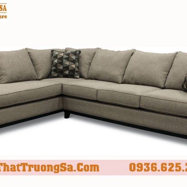 Sofa góc bọc nỉ nhập khẩu TS314