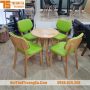 Bàn ghế gỗ cafe TS168B