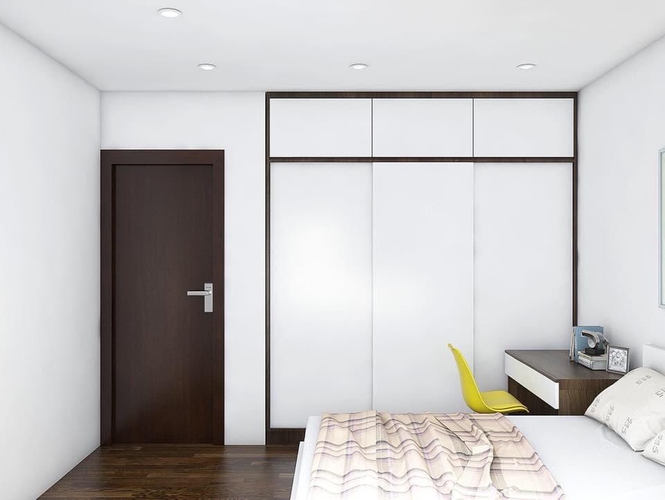 thiết kế nội thất căn hộ chung cư 100m2 2 phòng ngủ