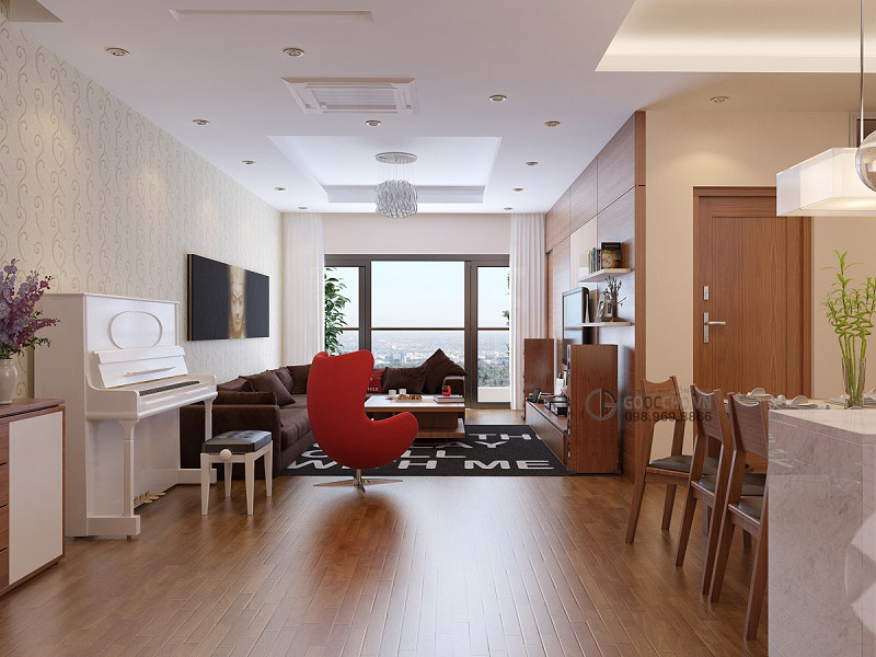 thiết kế nội thất chung cư hiện đại