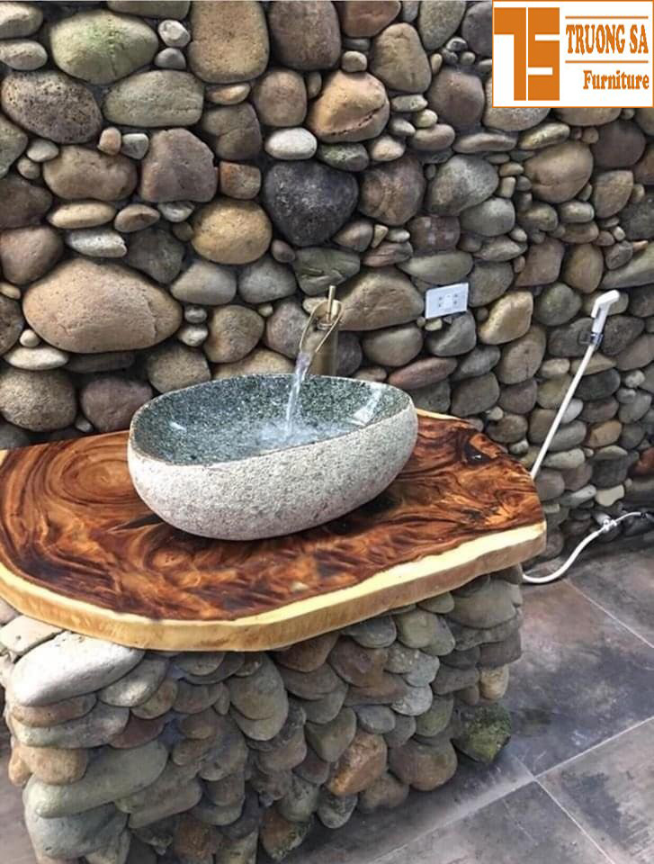 bàn lavabo gỗ